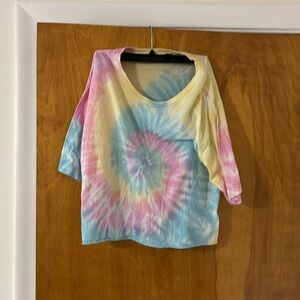 AE STUDIO tie-dye small short sleeve women’s T-shirt